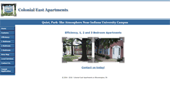 Desktop Screenshot of colonialeastapartments.com